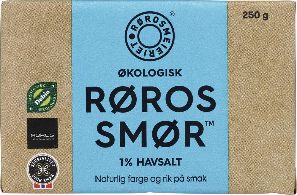 Rørosmeieriet Økologisk rørossmør havsalt 1%