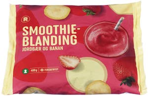 R Smoothieblanding jordbær & banan