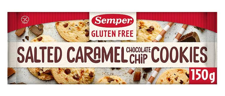 Semper Salted Caramel Chocolate Cookie Glutenfri