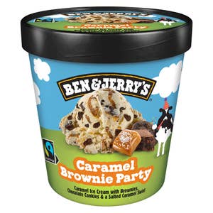 Ben & Jerry's Caramel brownie party
