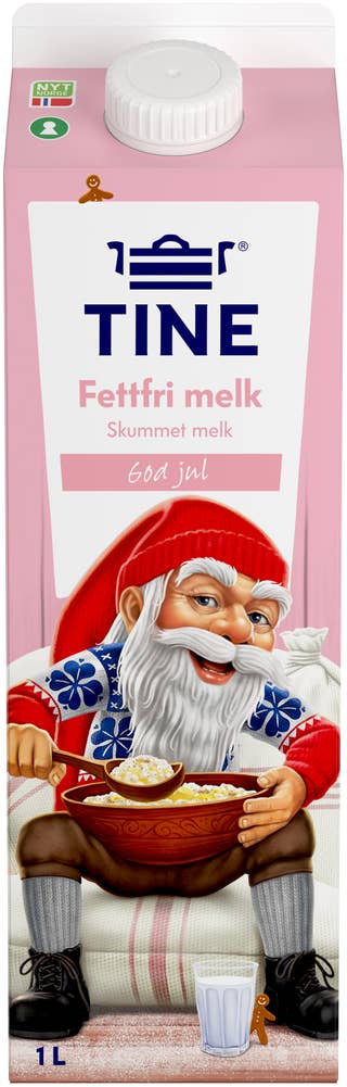 Tine Fettfri Melk Skummet 0,1% fett