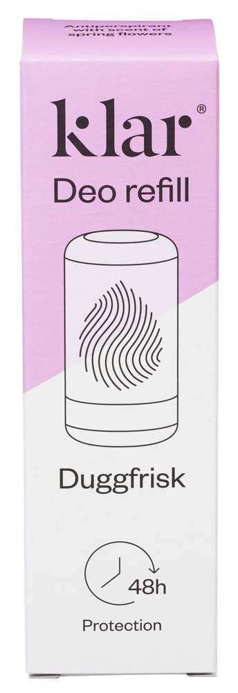 Klar Antiperspirant Deodorantrefill Duggfrisk