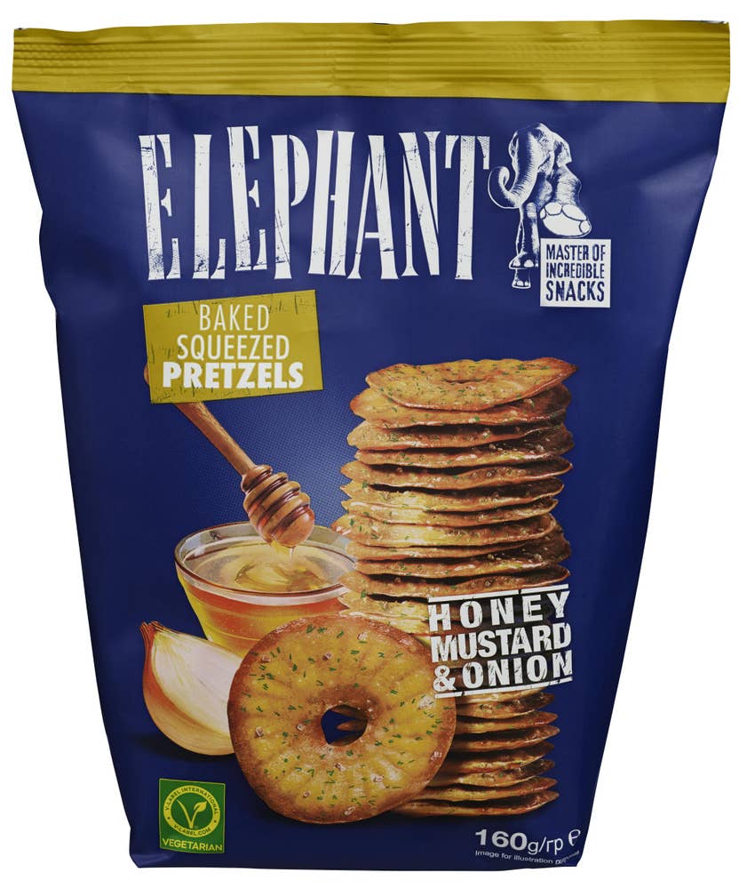 Elephant Honey & mustard pretzels