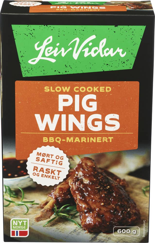Leiv Vidar Pig Wings BBQ-marinert
