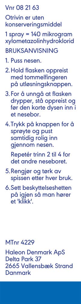 Otrivin nesespray 1mg/ml