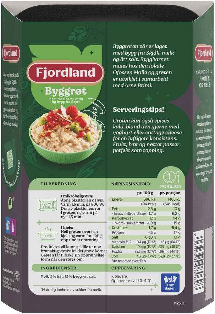 Fjordland Byggrynsgrøt
