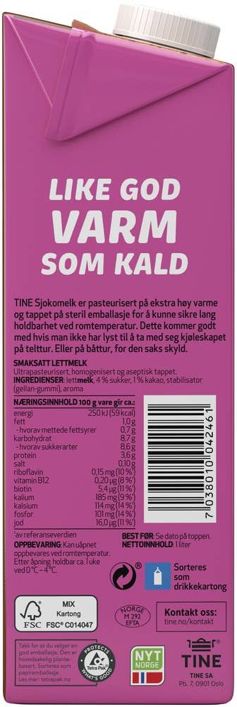 Tine Sjokomelk