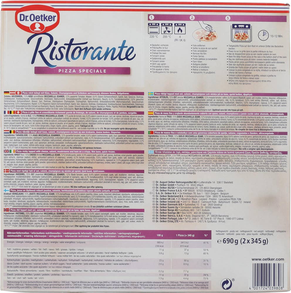 Dr. Oetker Ristorante Speciale 2pk