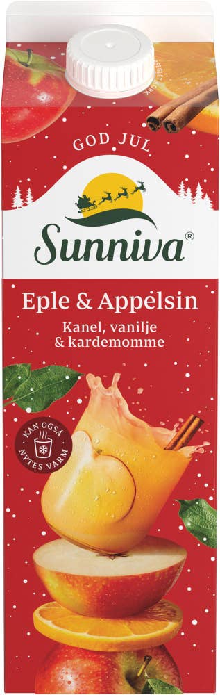 TINE Sunniva® Presset Eple og Appelsin Med julekrydder