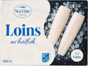 Sea Line Loins av hvit fisk 5-7 loins