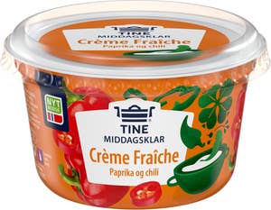 TINE Middagsklar Crème Fraîche Paprika og chili