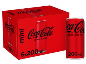 Coca-Cola Zero Sugar 6 x 200 ml