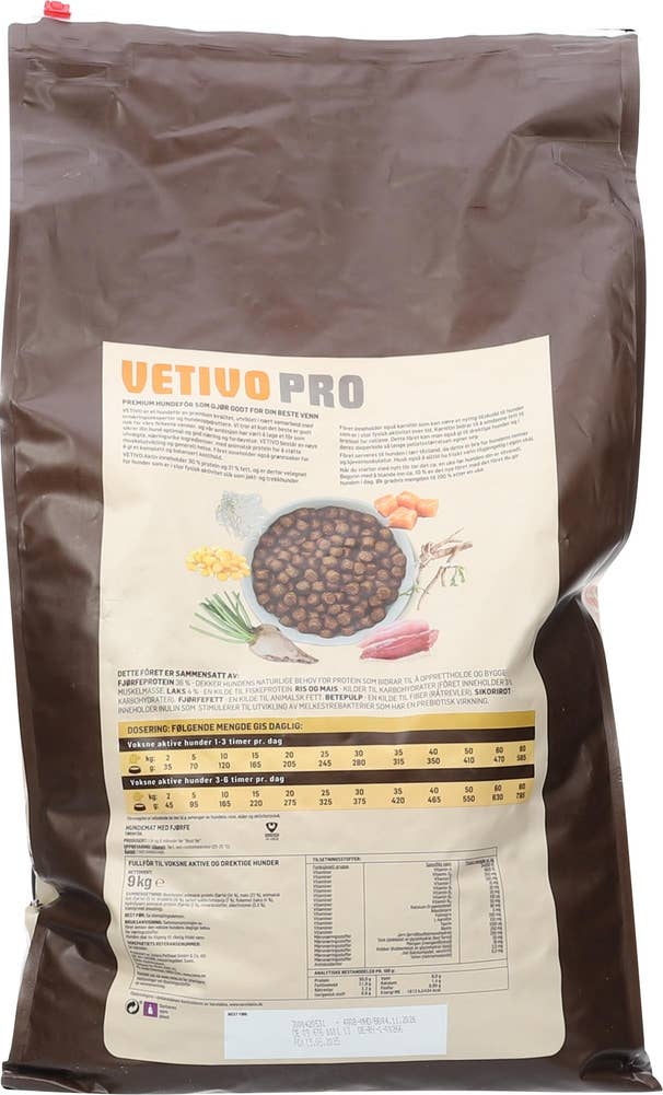 Vetivo Hundefôr Aktiv