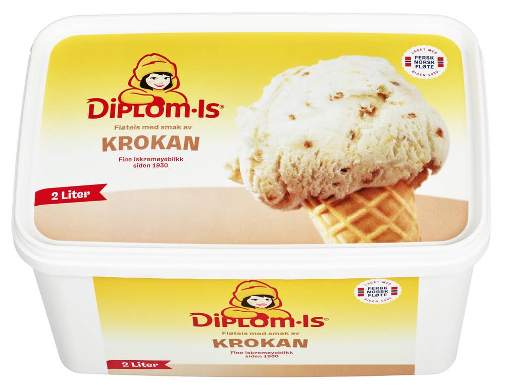 Diplom-is Fløteis Krokan