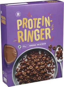 R Proteinringer med sjokosmak