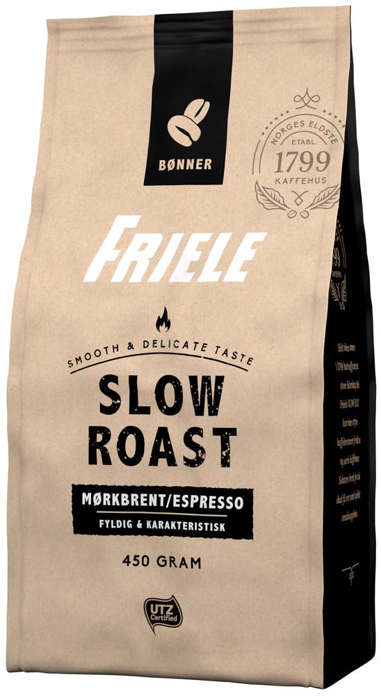 Friele Slow roast mørk Hele bønner