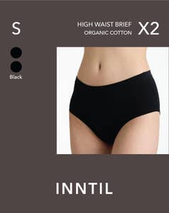 Inntil High Waist truse Sort, str. S