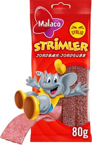 Malaco Strimler jordbær