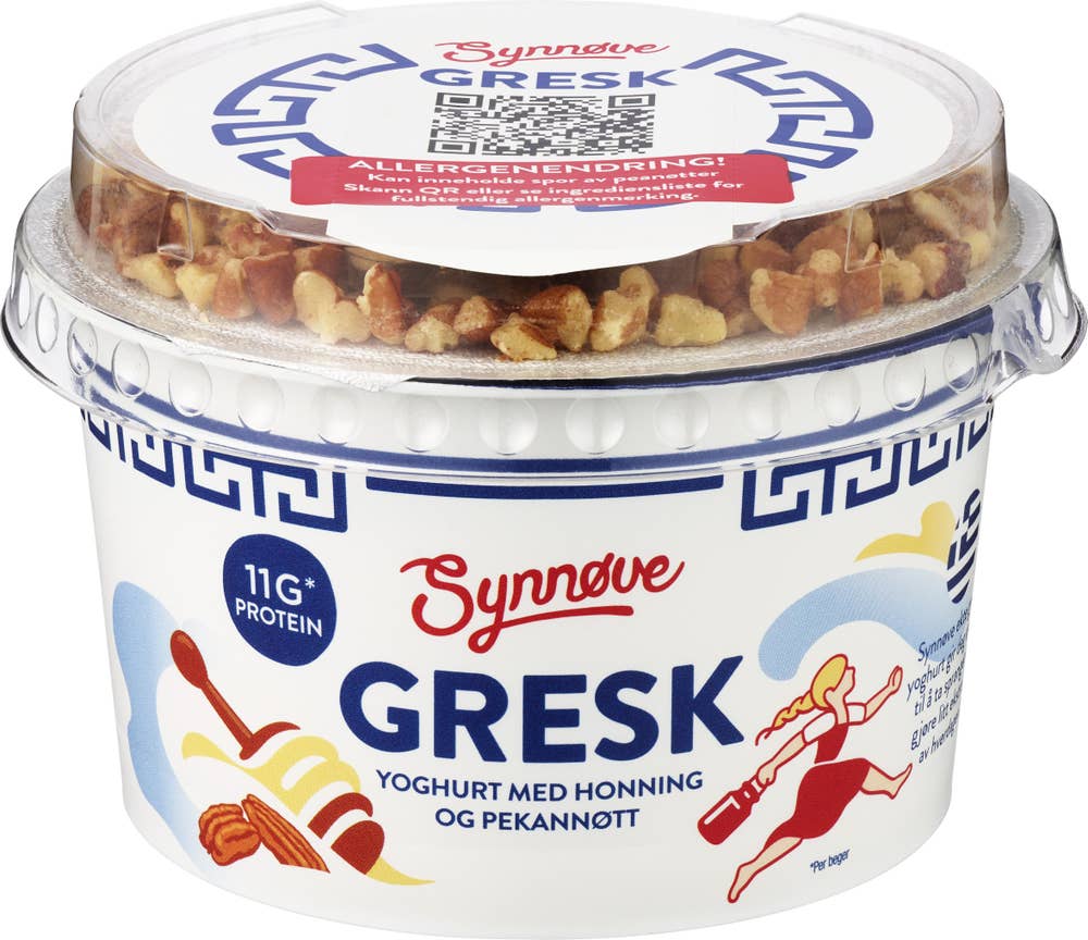 Synnøve Gresk Gresk yoghurt Pekan og honning