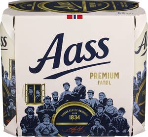 Aass Bryggeri Aass Premium fatøl 6 x 0,5l