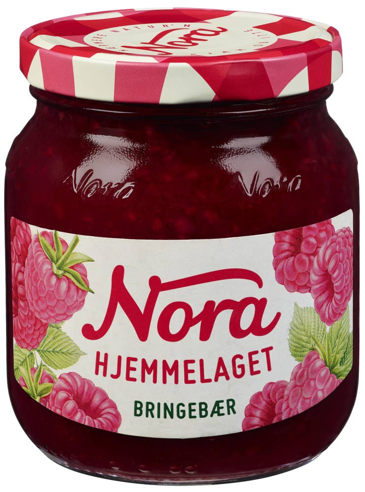NORA Bringebærsyltetøy Hjemmelaget