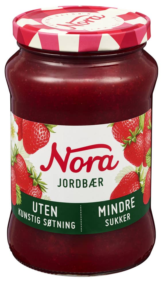Stabburet Jordbærsyltetøy Mindre sukker