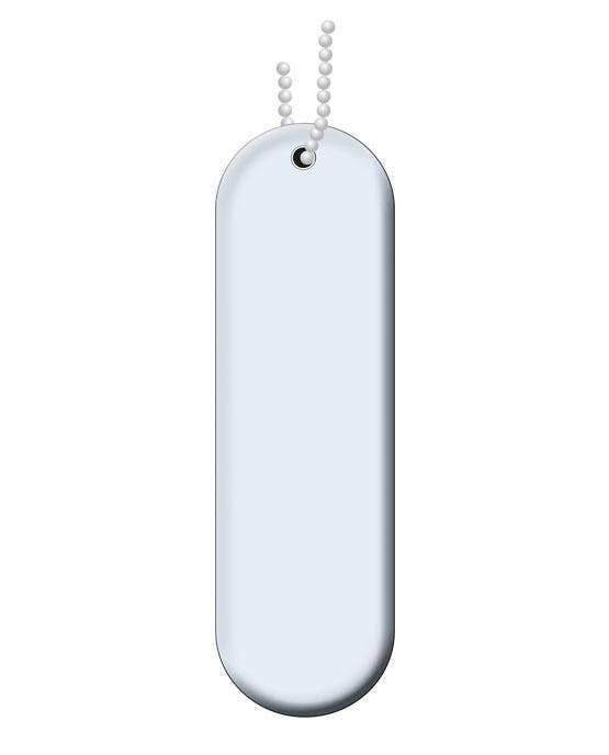 Reflexprodukter Norge Oblong hvit hengerefleks