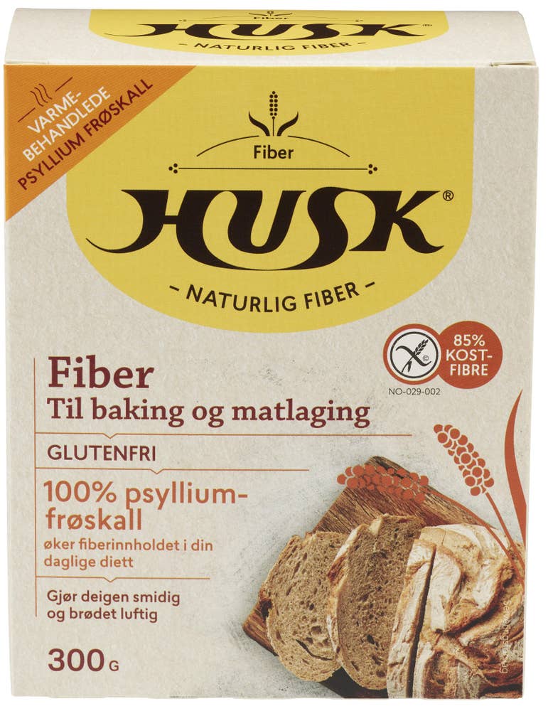Fiberhusk Baketilsetning Glutenfri