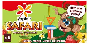 Yoplait Safari apeyoghurt 8x125g