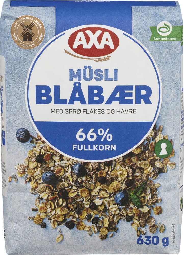 Axa Blåbærmüsli
