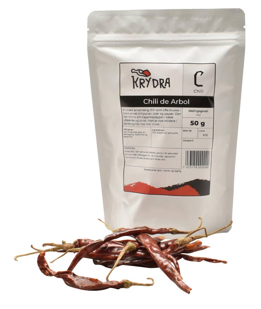 Krydra Chili de Arbol