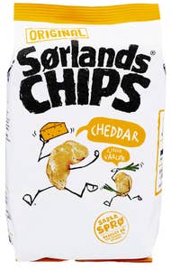 Sørlandschips Cheddar & vårløk