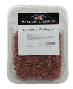 Strøm-Larsen AS Kjøttdeig Økologisk