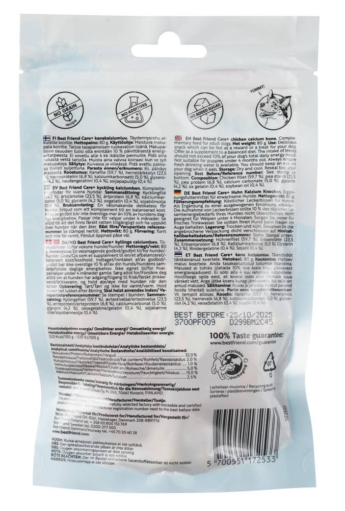 Best Friend Care+ Calcium Bone kylling