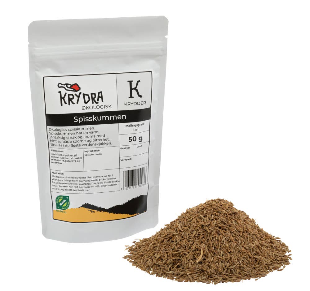 Krydra Spisskummen Hel Økologisk