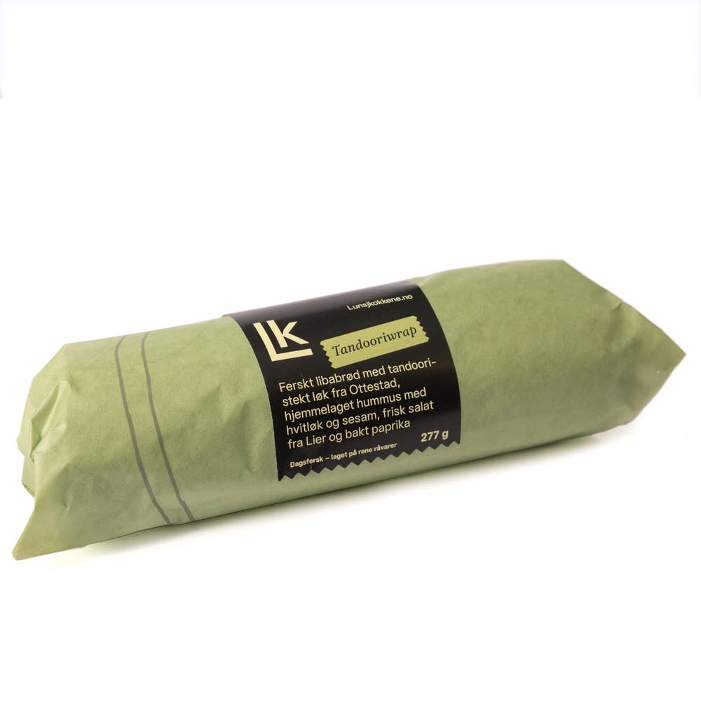 Kreativ Catering Tandoori-wrap med hummus Vegansk