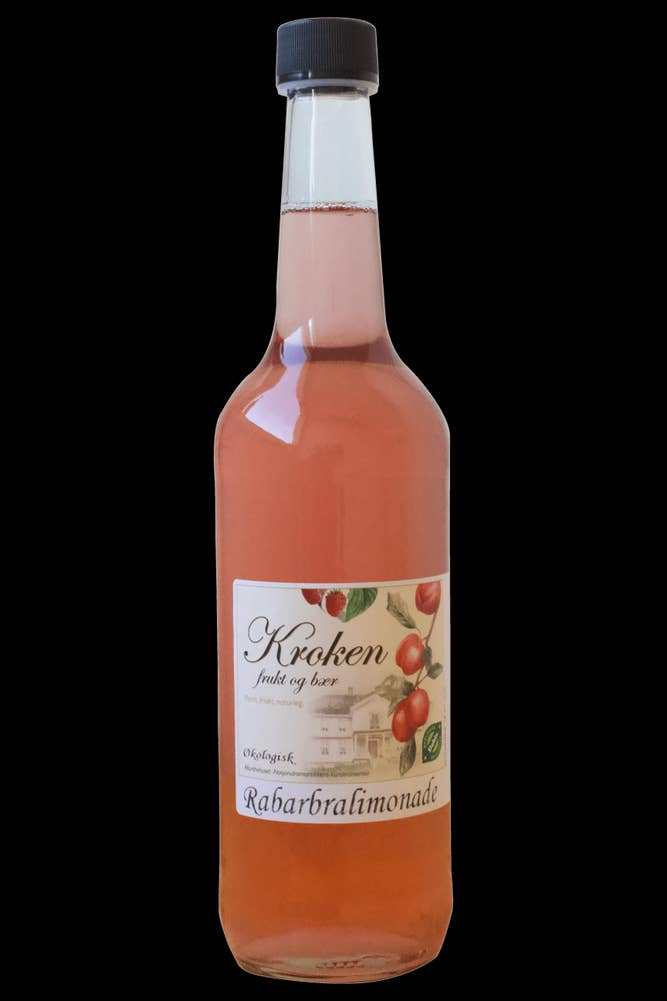 Kroken Frukt og Bær Økologisk Rabarbralimonade
