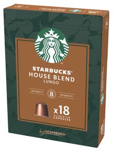 Starbucks House Blend multipack Lungo, 18 kapsler, intensitet 8