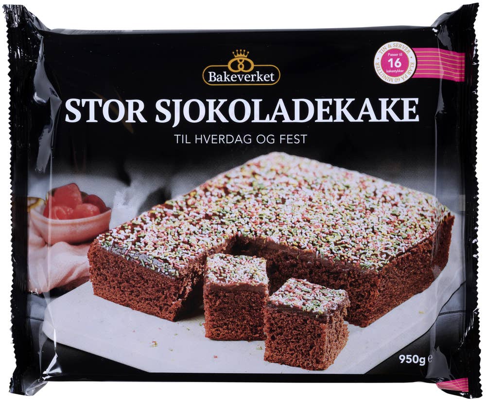 Bakeverket Sjokoladekake Langpanne