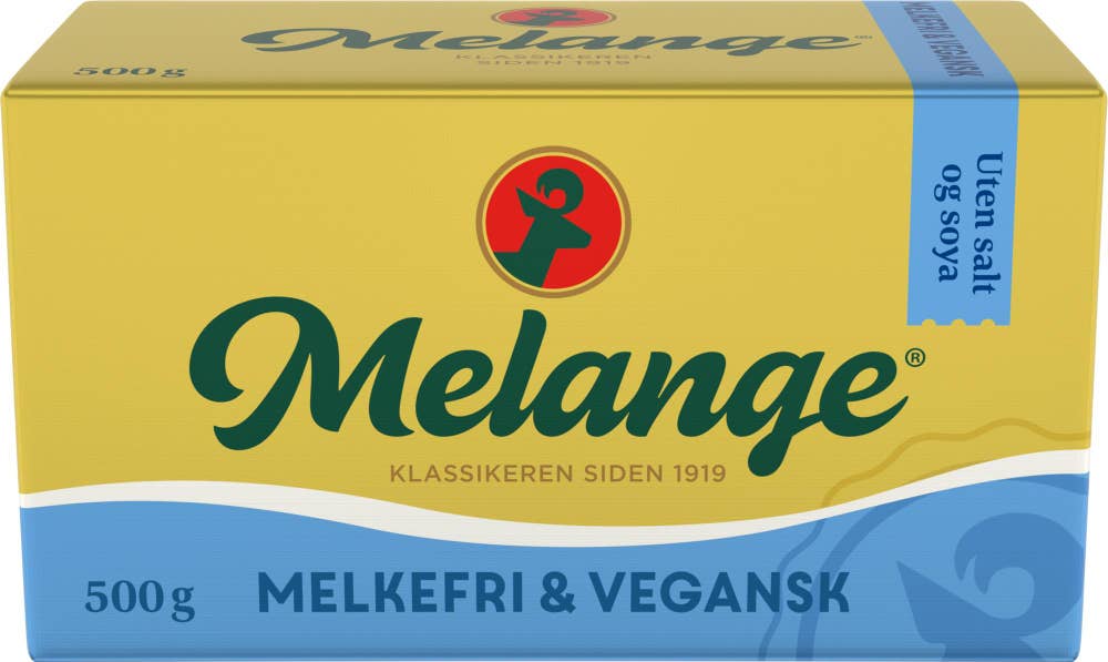 Melange uten salt og soya Melkefri og vegansk