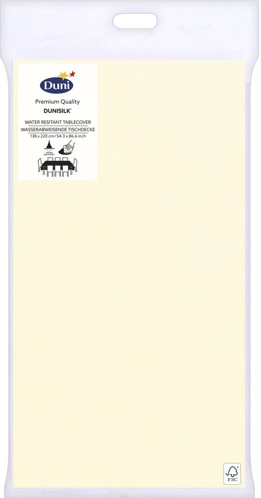 Duni Duk Cream 138x220 cm