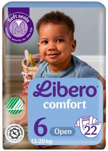 Libero Comfort åpen bleie Str. 6, 13-20kg