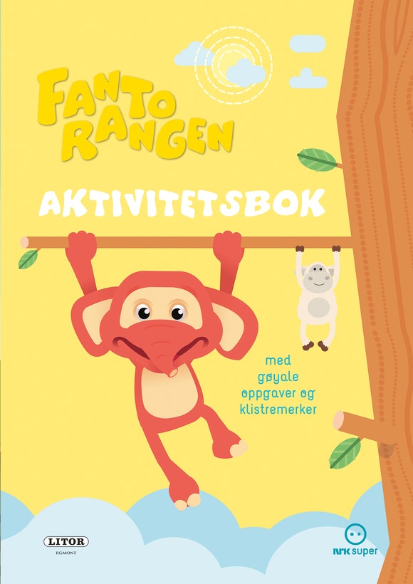 ARK Fantorangen Aktivitetsbok Med klistremerker