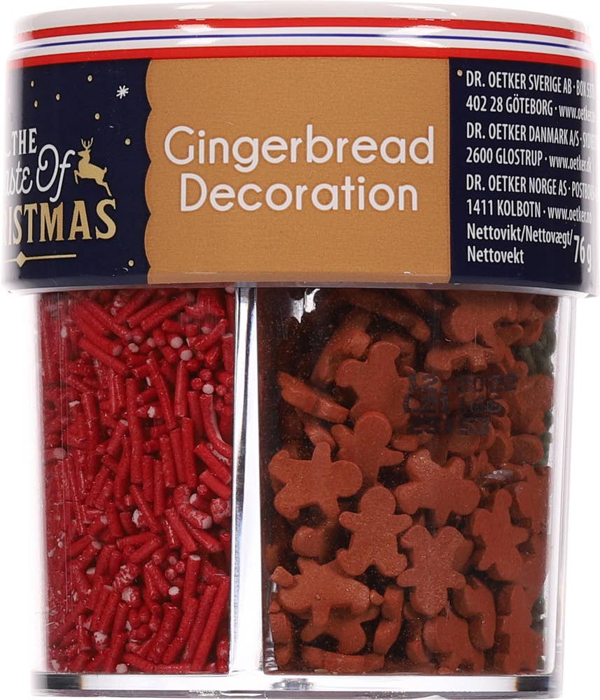 Dr Oetker Kakepynt pepperkake 4 Kammer