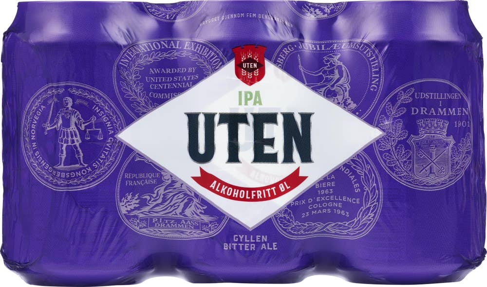 Aass Bryggeri Aass UTEN IPA 6x0,33 l
