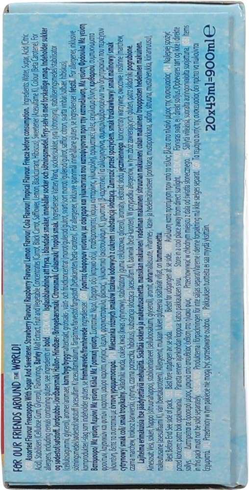 Mr Freeze Freeze Pops