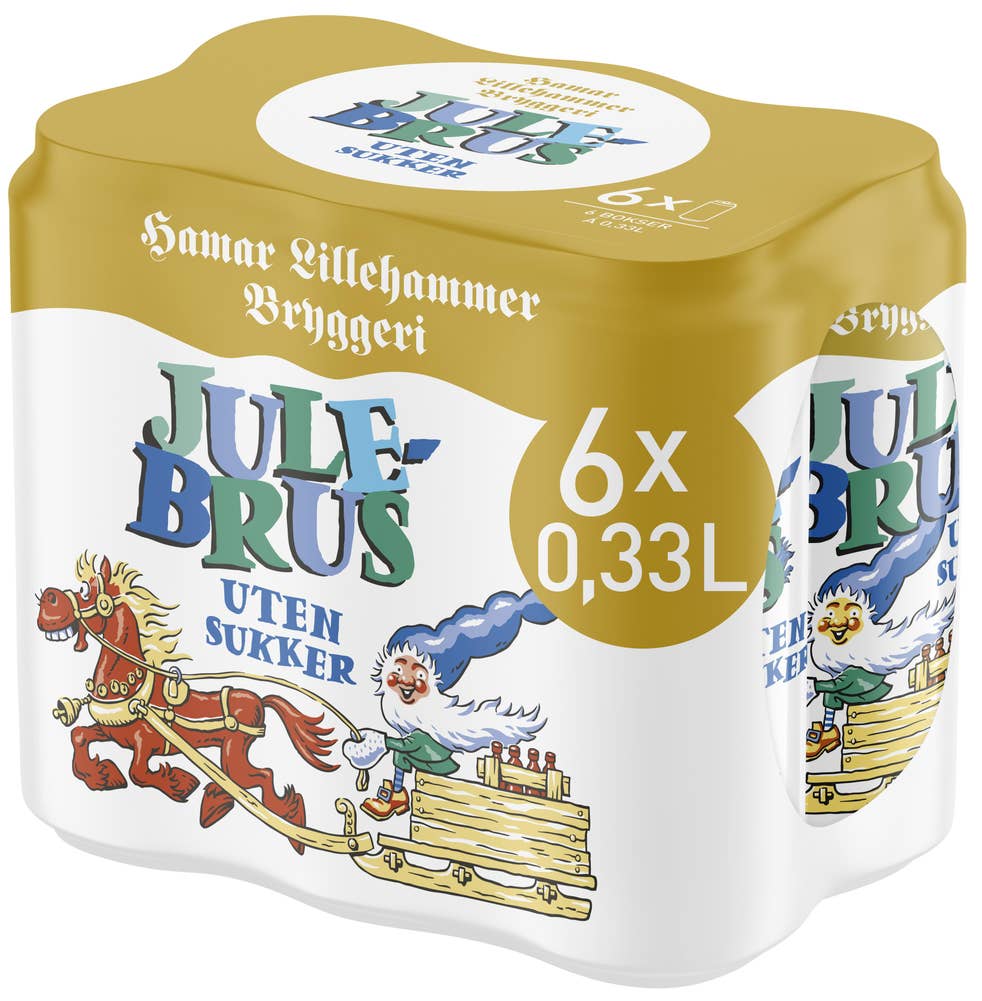 Ringnes Hamar Lett julebrus 6 x 0,33L