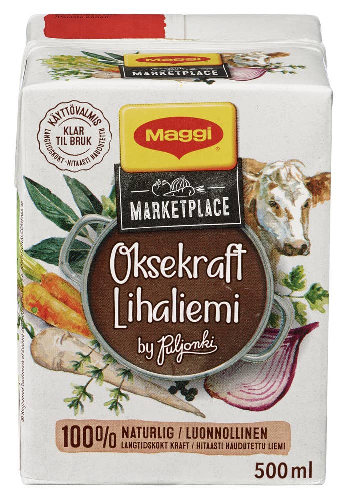 Klar oksekraft 500 ml