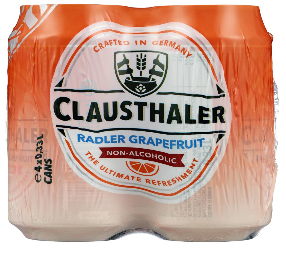 Clausthaler Radler Grapefruit 4 x 0,33l