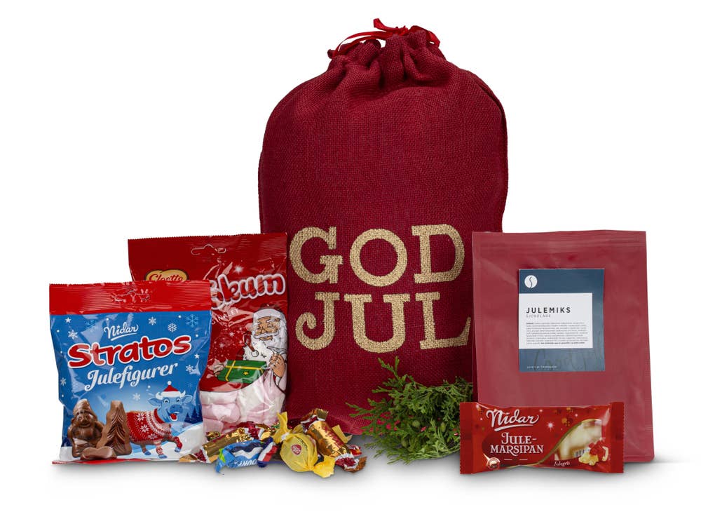 Smaksgaver AS Gavesekk Julenissens favoritter